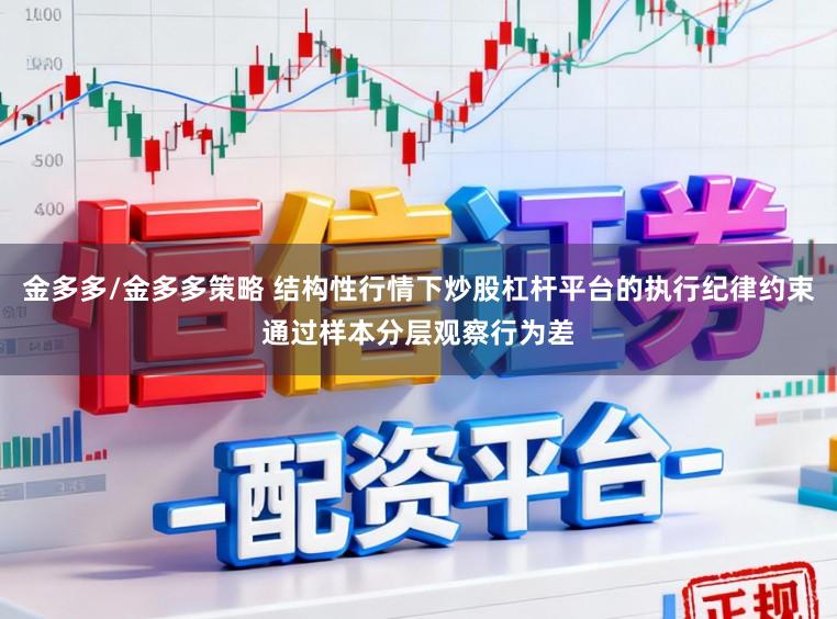金多多/金多多策略 结构性行情下炒股杠杆平台的执行纪律约束通过样本分层观察行为差