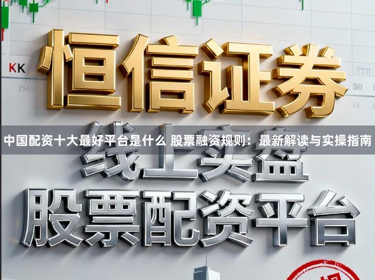 中国配资十大最好平台是什么 股票融资规则：最新解读与实操指南